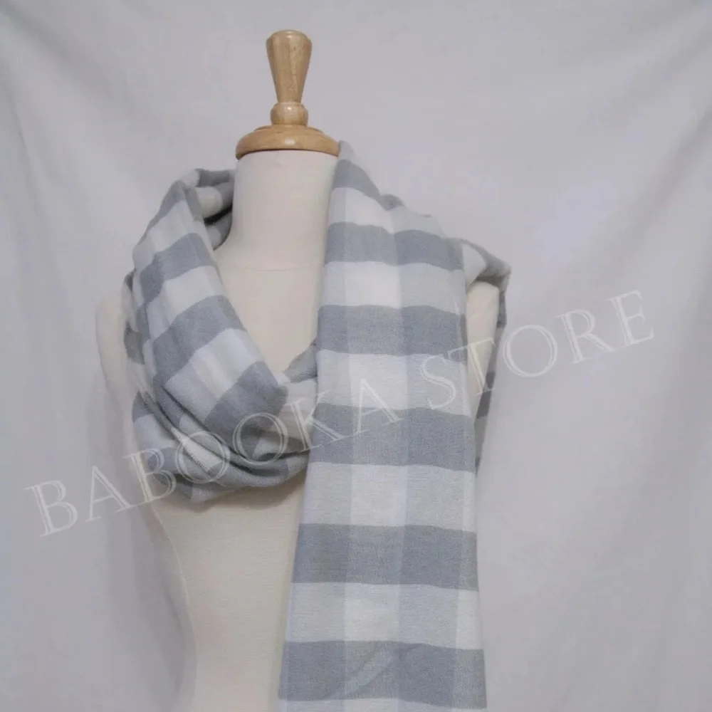 GAP Women Wool Blend Warm Cozy Checkered Scarf, Woman's Scarf Plaid Wrap…